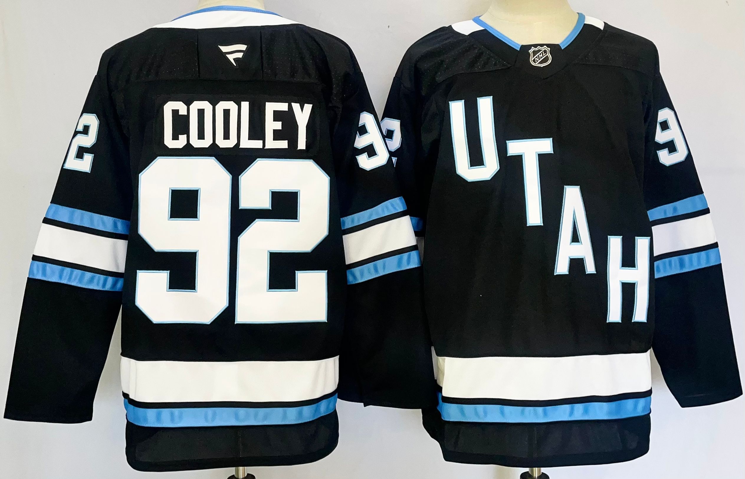Men Utah Hockey Club #92 Cooley Black 2025 Home Premier Player NHL Jersey->more nhl jerseys->NHL Jersey